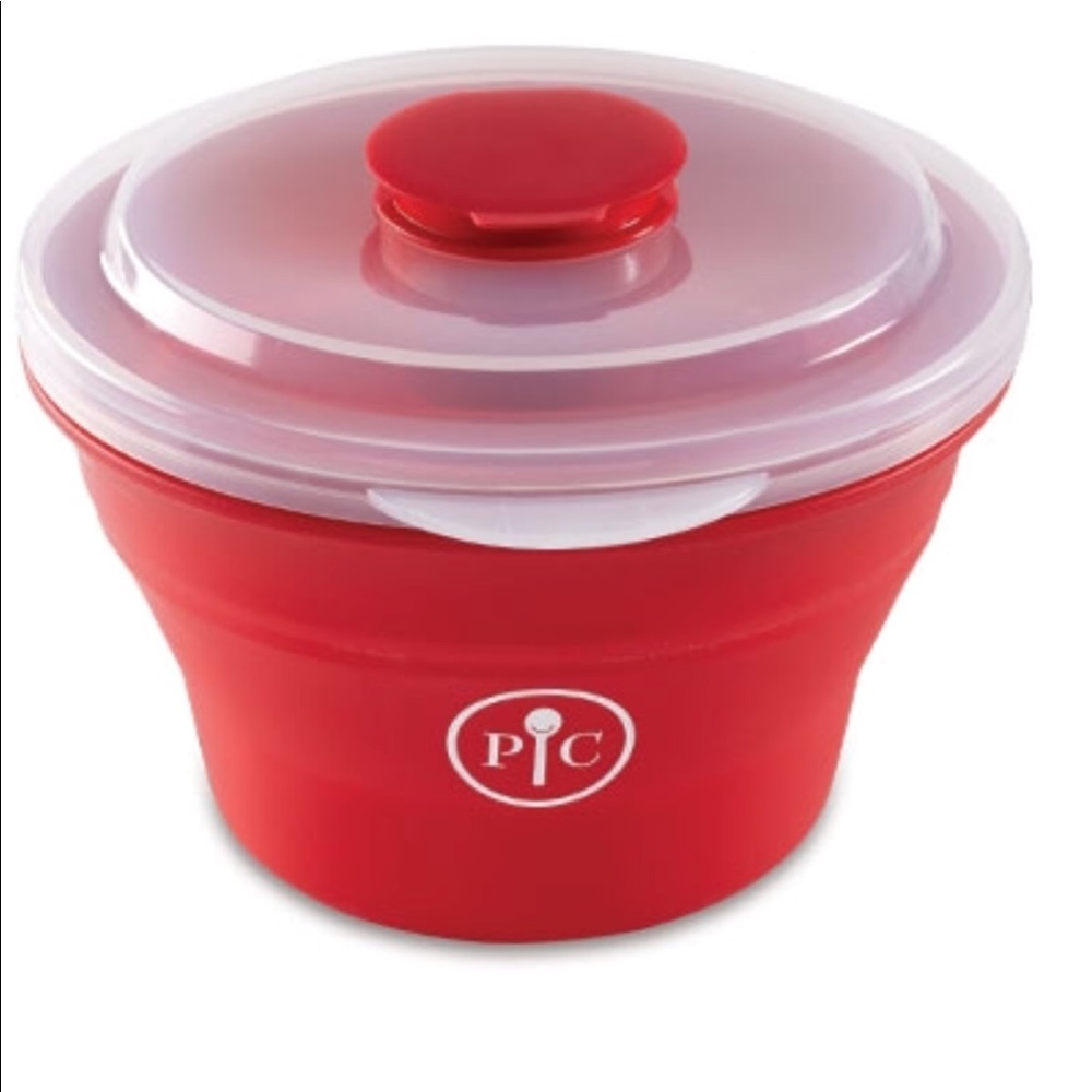 Microwave pop up popcorn bowl